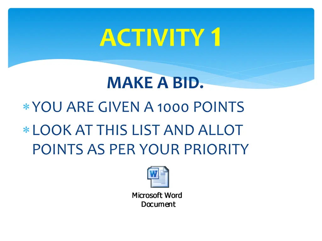 activity 1