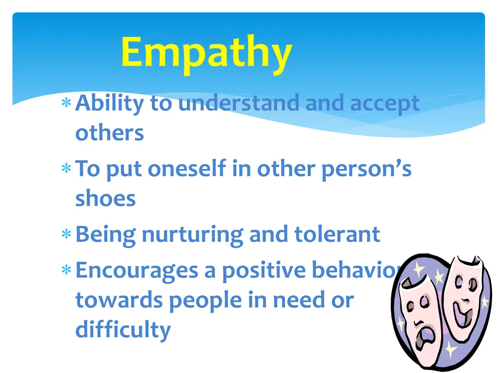 empathy ability to understand and accept others