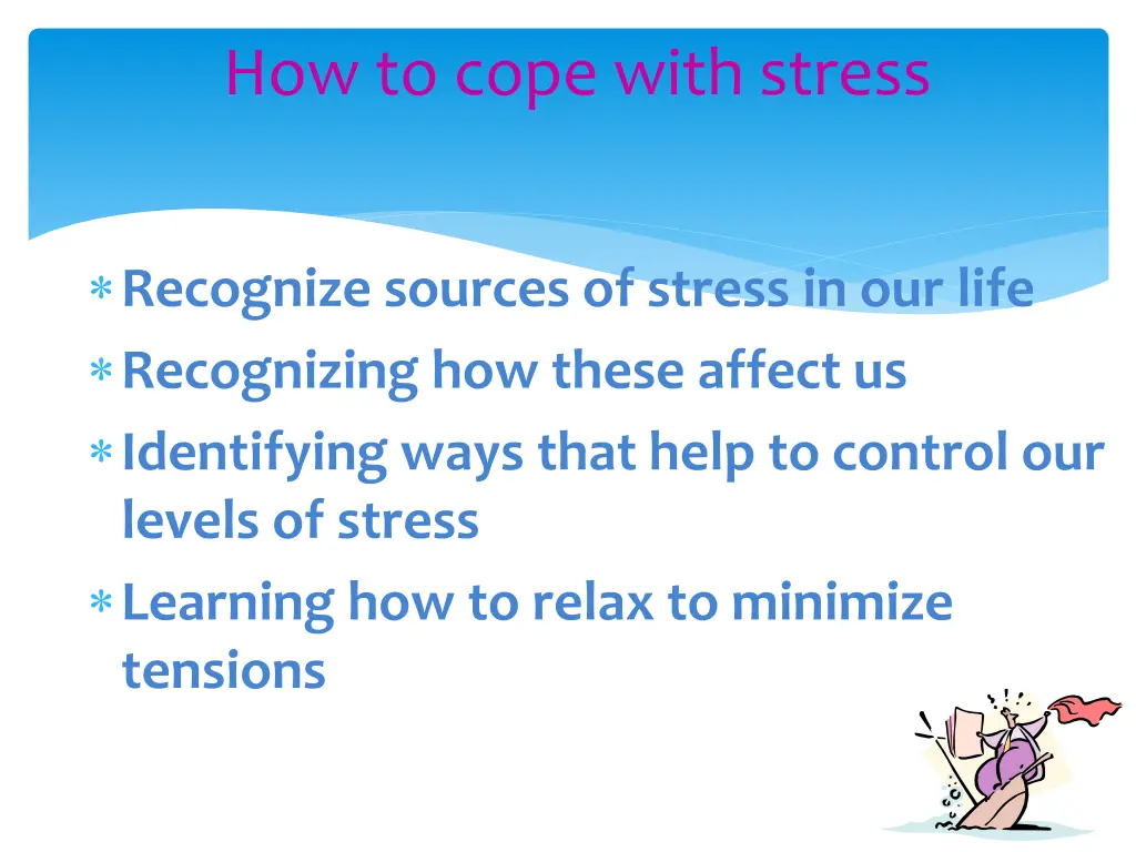 how to cope with stress