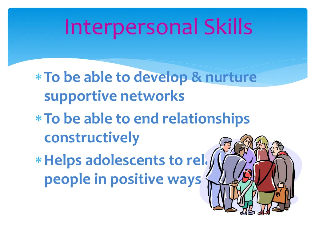 interpersonal skills