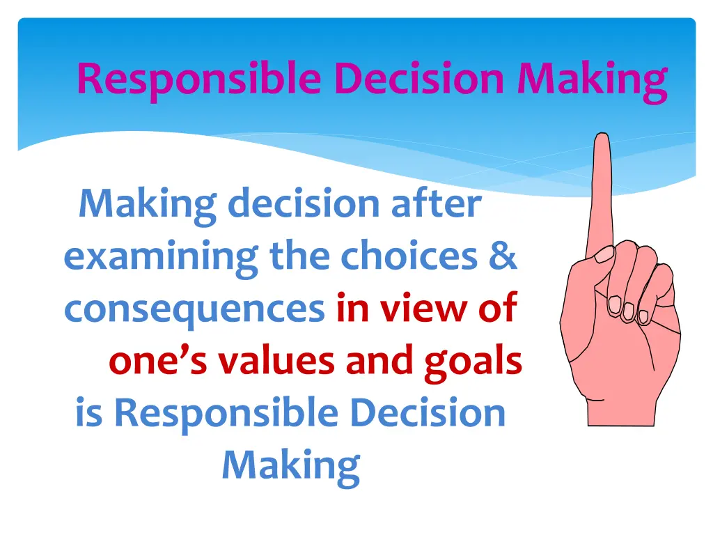 responsible decision making