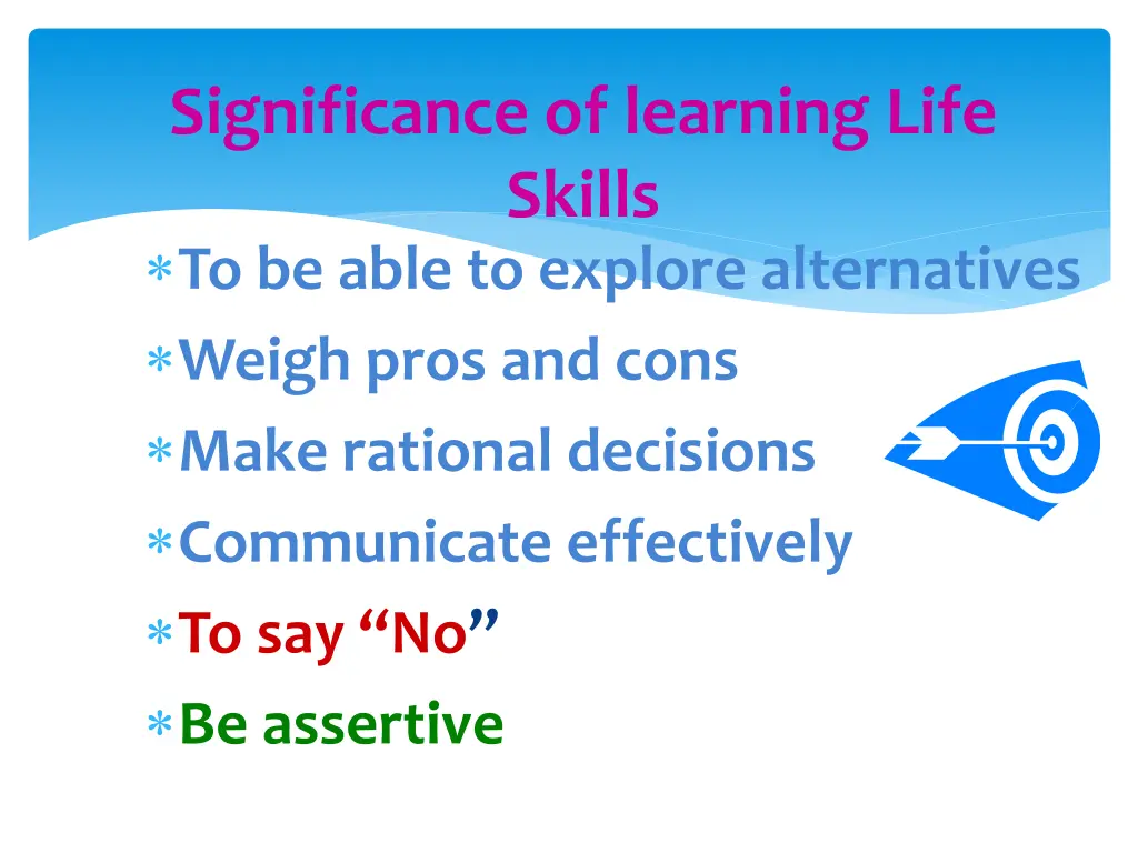 significance of learning life skills to be able