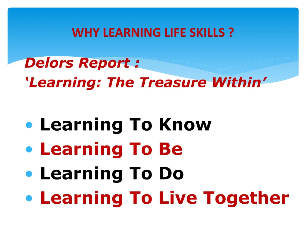 why learning life skills