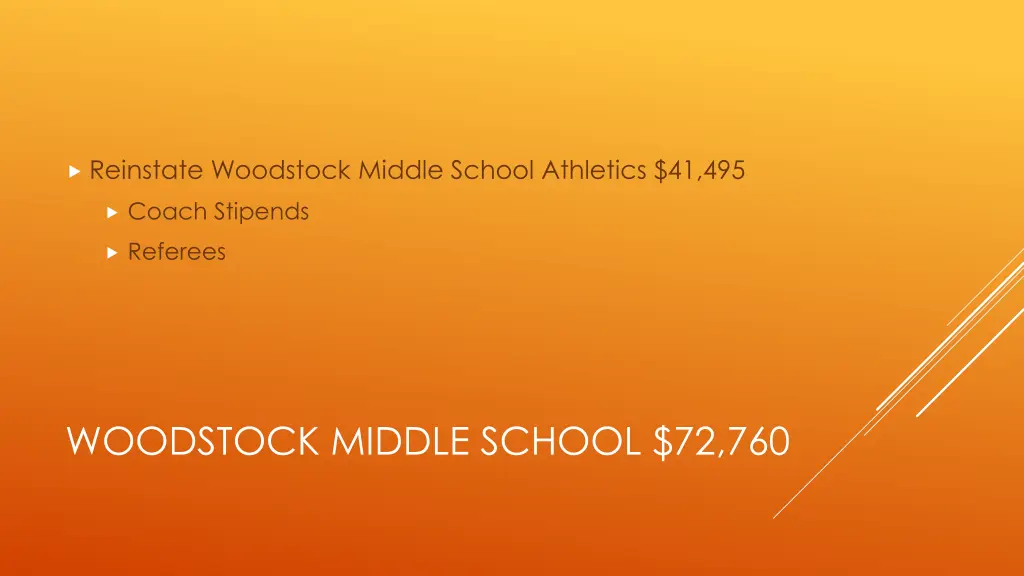 reinstate woodstock middle school athletics 41 495