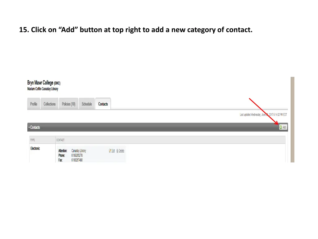 15 click on add button at top right