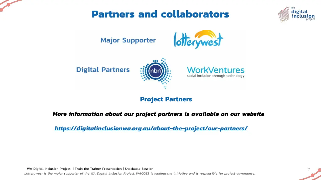 partners and collaborators