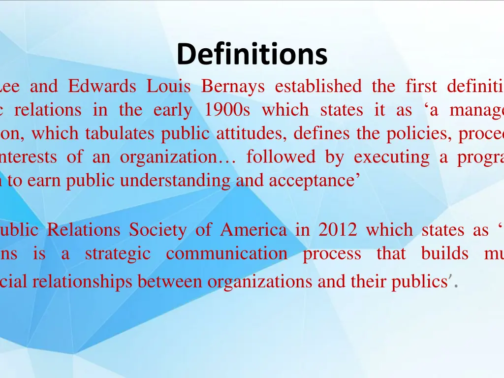 definitions