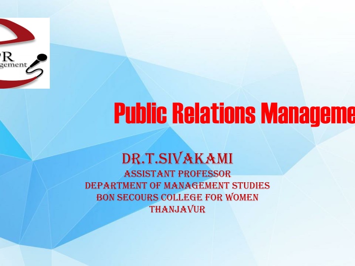 public relations management