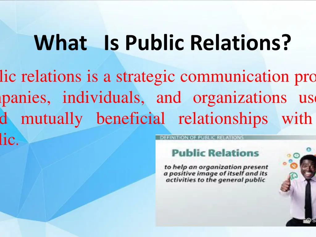 what is public relations
