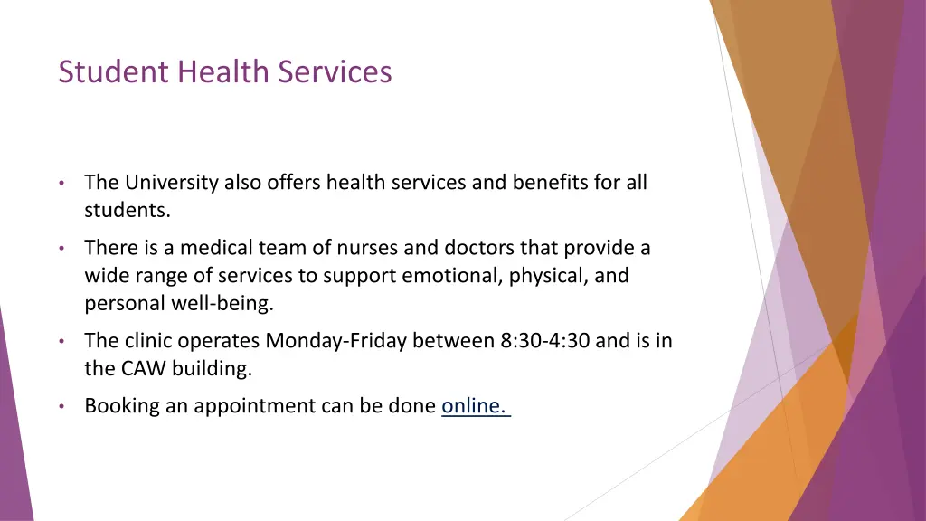 student health services