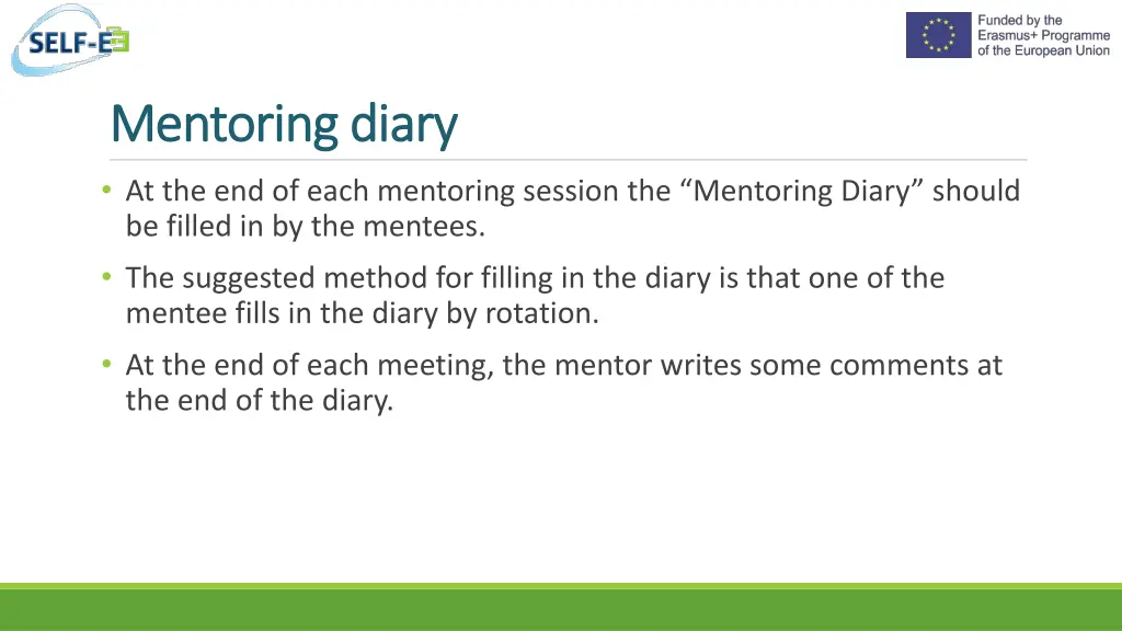 mentoring diary mentoring diary