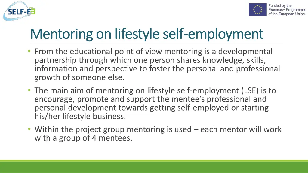 mentoring mentoringon from the educational point