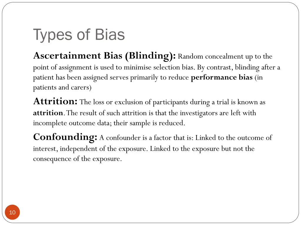types of bias 2