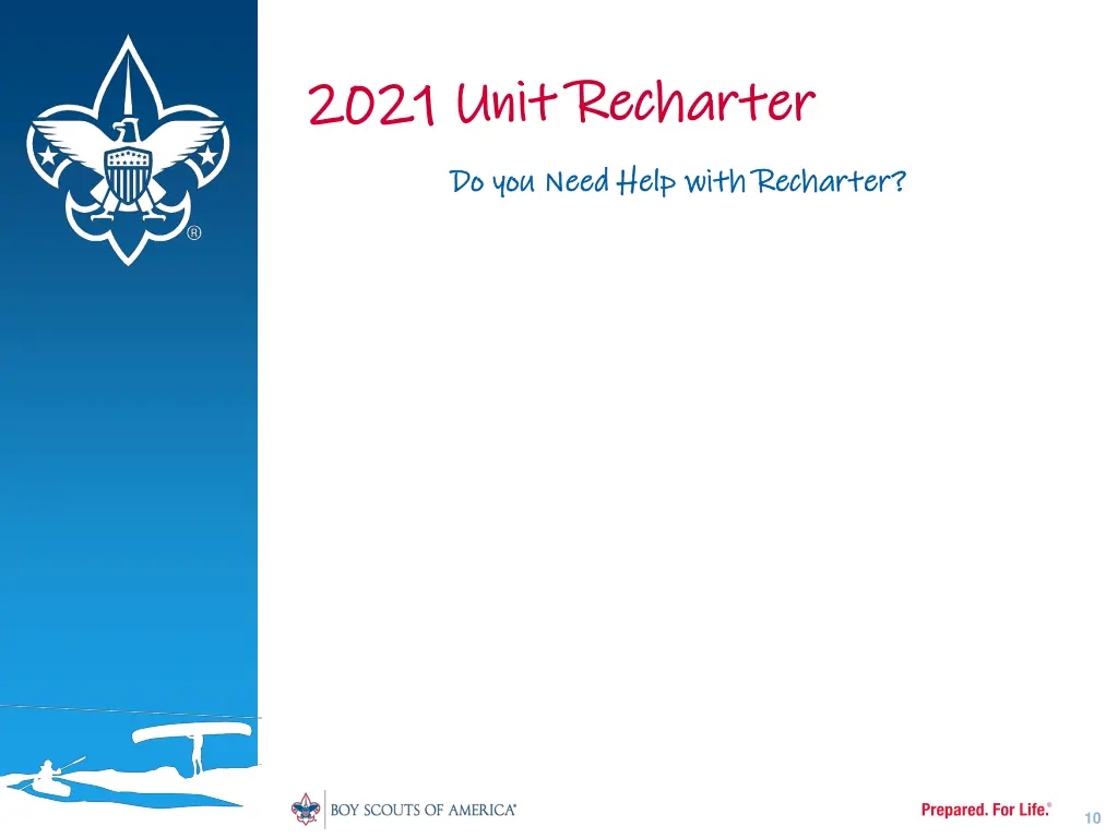 2021 unit 2021 unit recharter