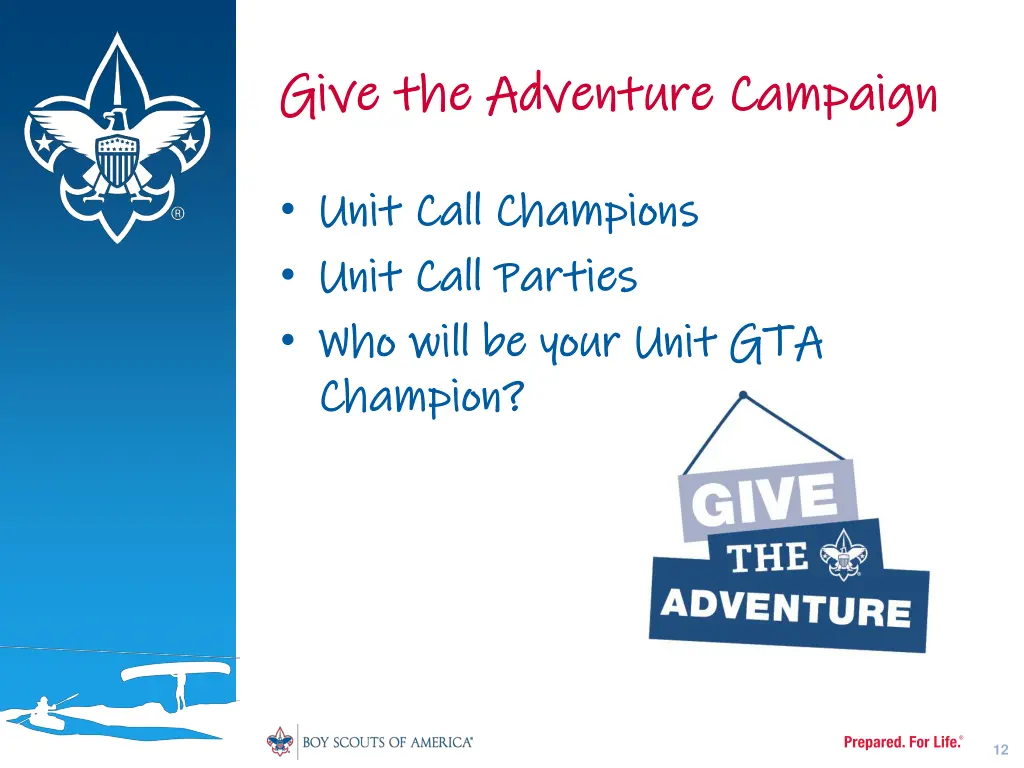 give the adventure campaign give the adventure