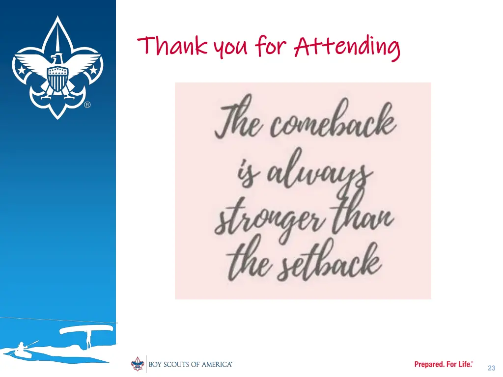 thank you for attending thank you for attending