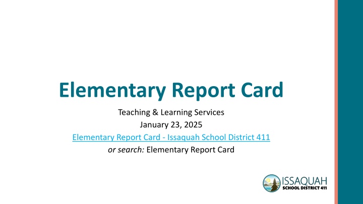 elementary report card