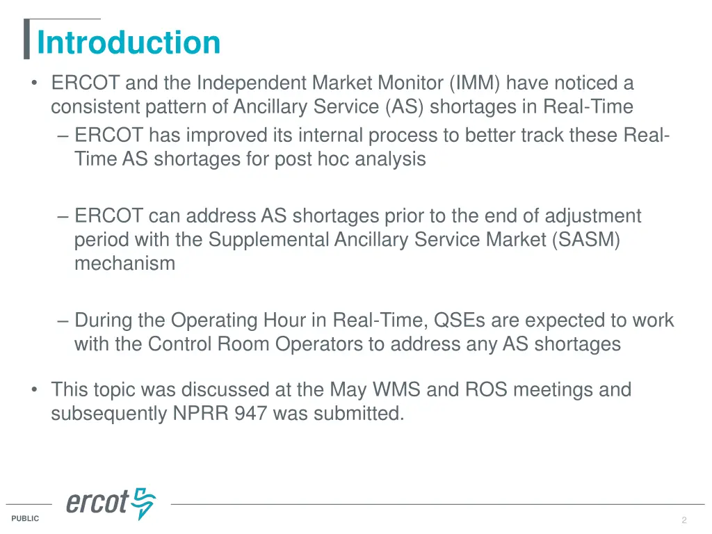 introduction ercot and the independent market