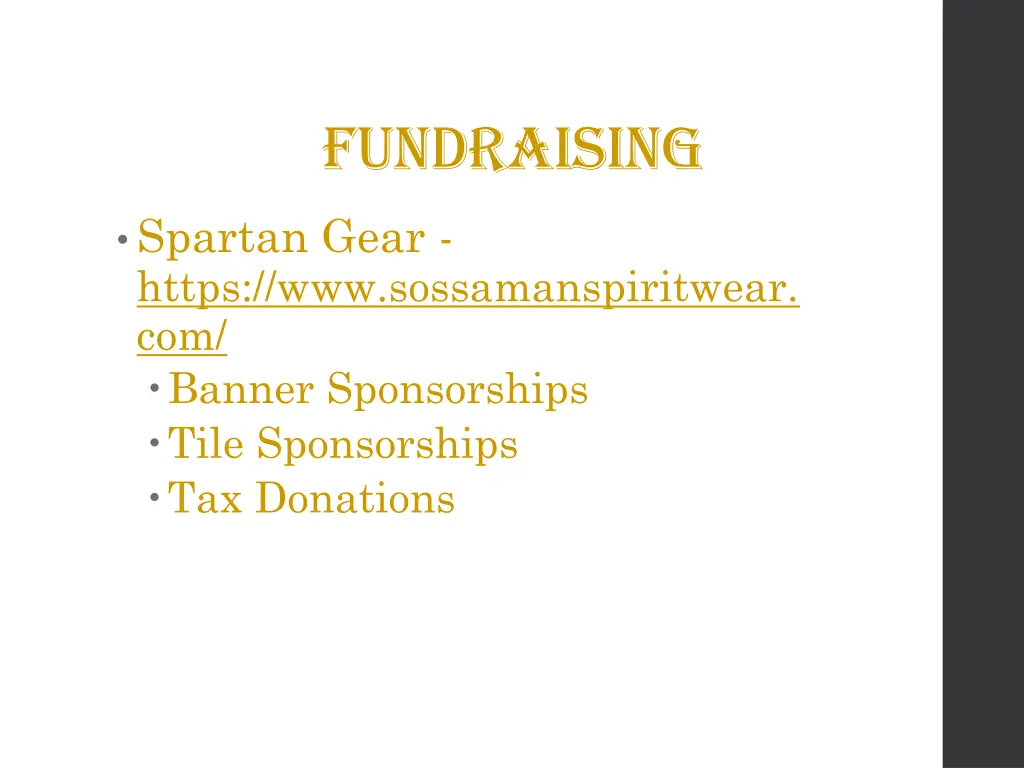 fundraising