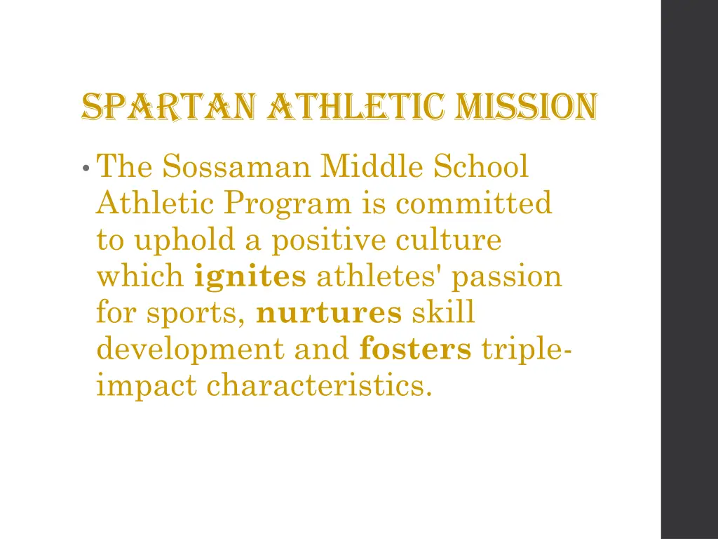 spartan athletic mission