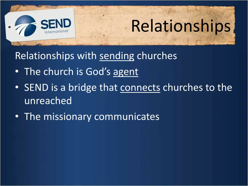 relationships