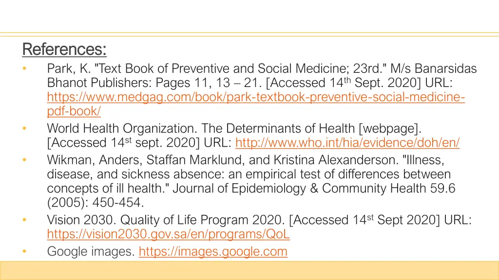 references references park k text book