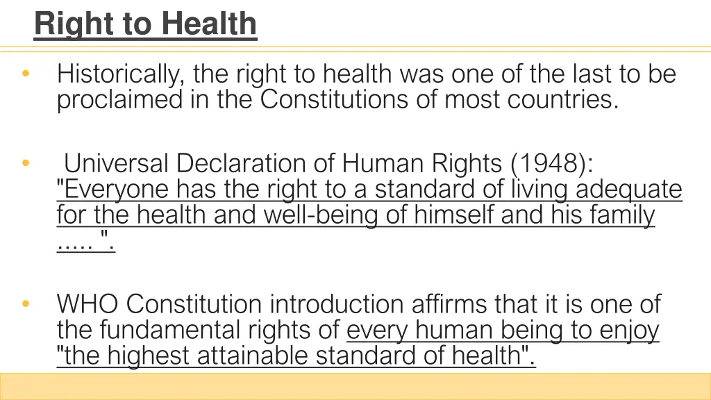 right to health