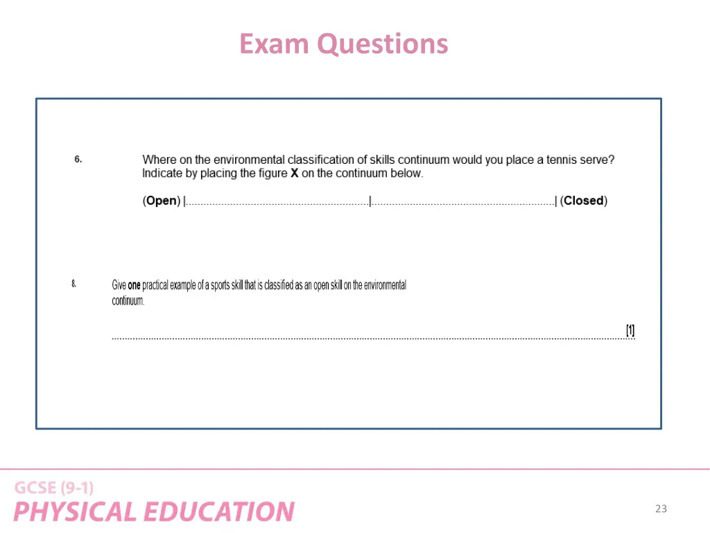 exam questions 4