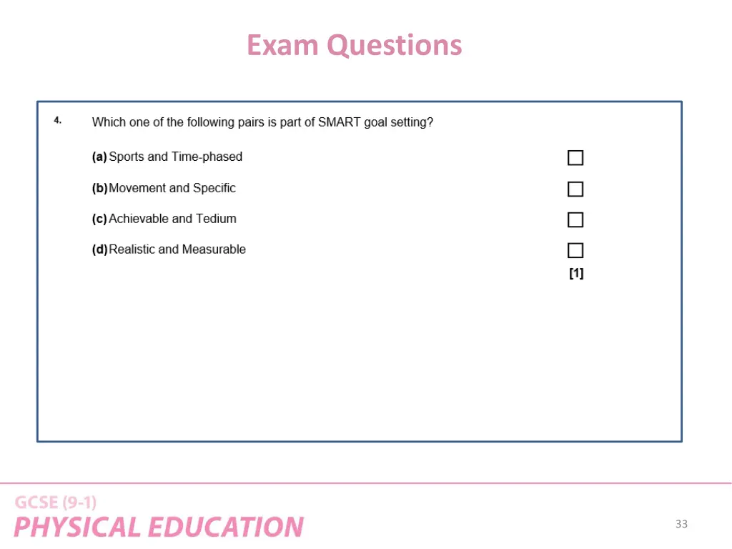 exam questions 5