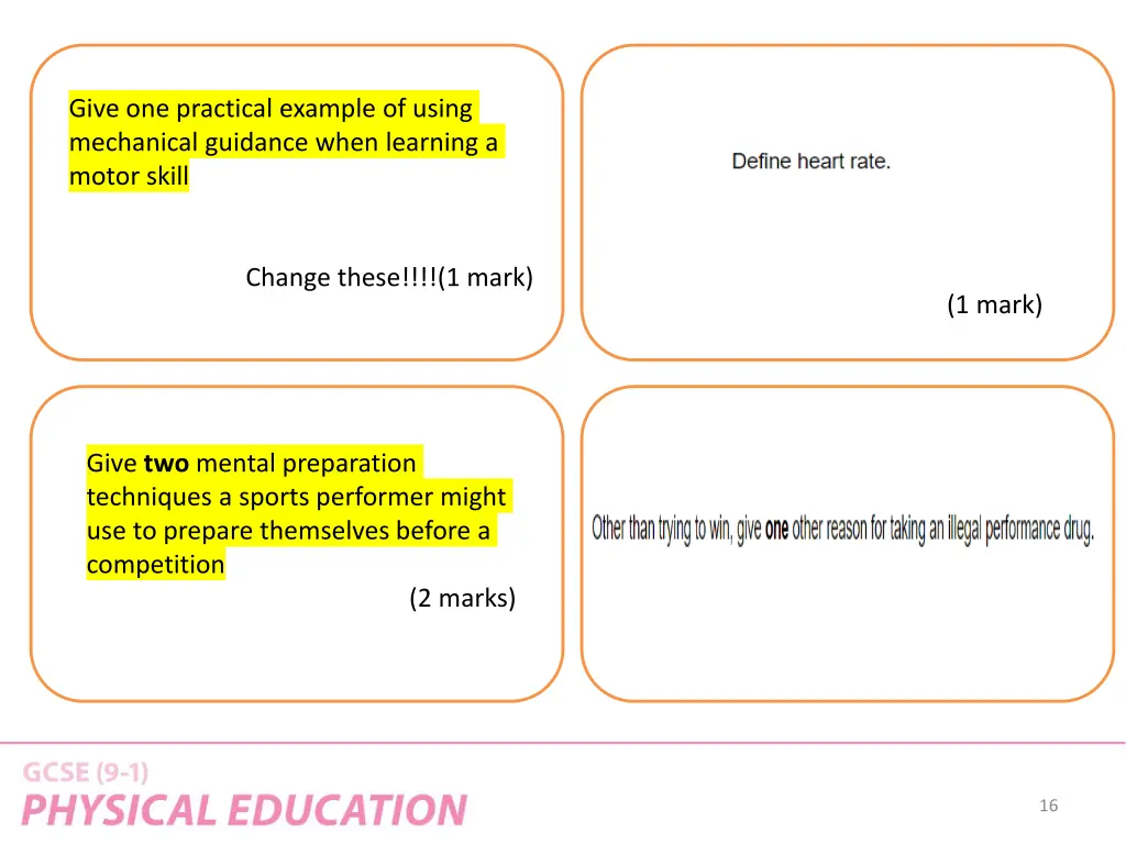 give one practical example of using mechanical