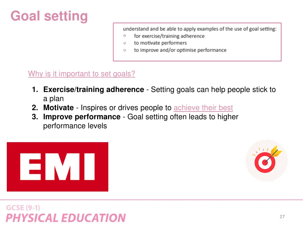 goal setting