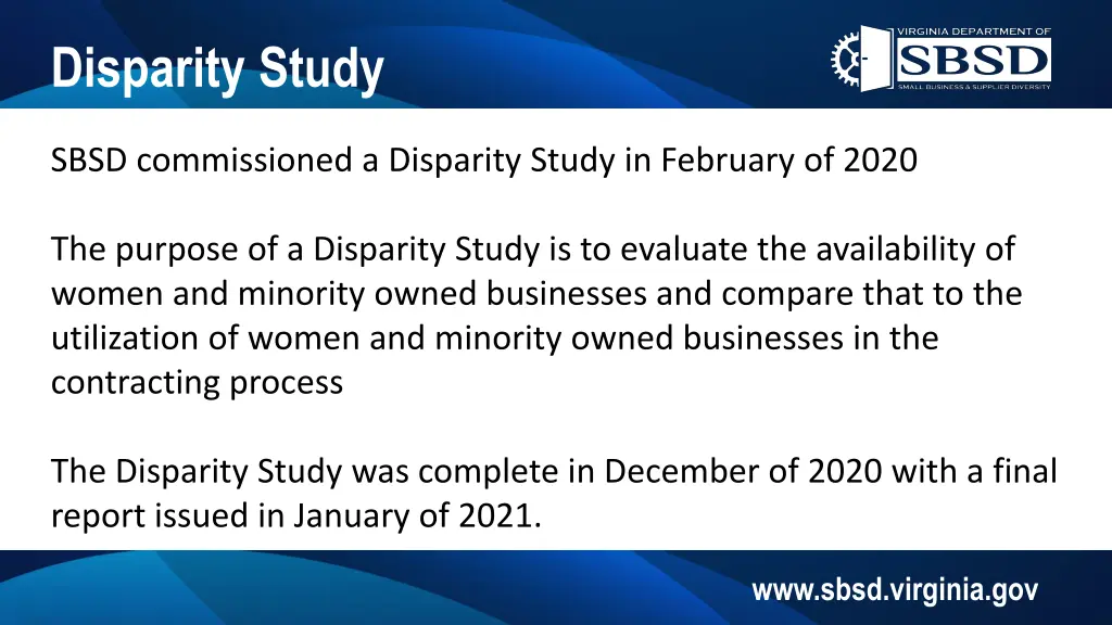 disparity study