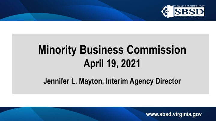 minority business commission april 19 2021