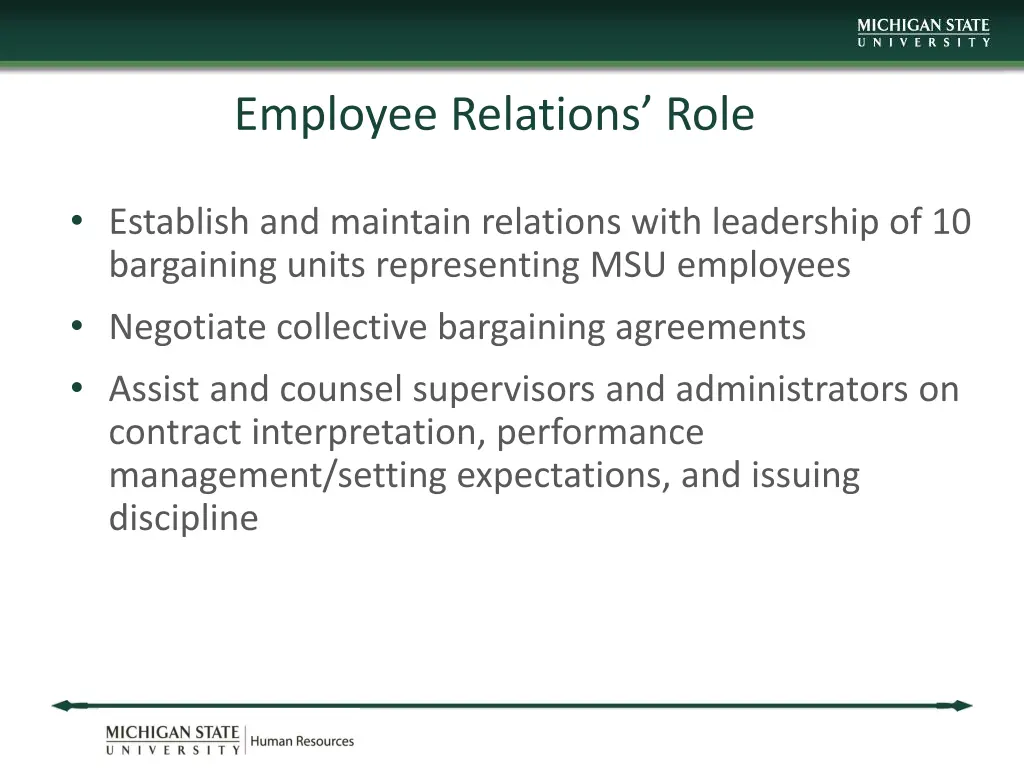 employee relations role