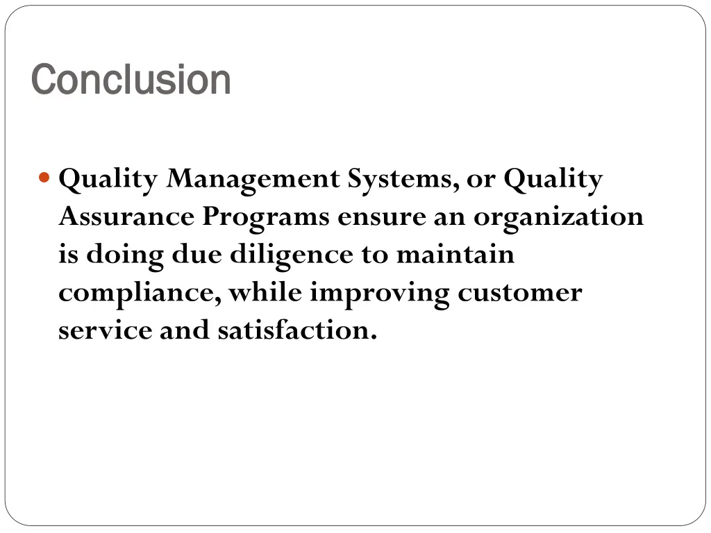 conclusion conclusion
