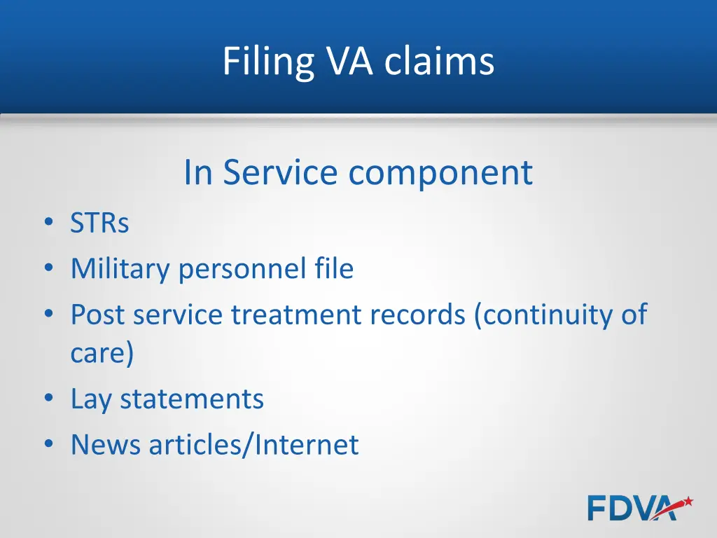 filing va claims 4