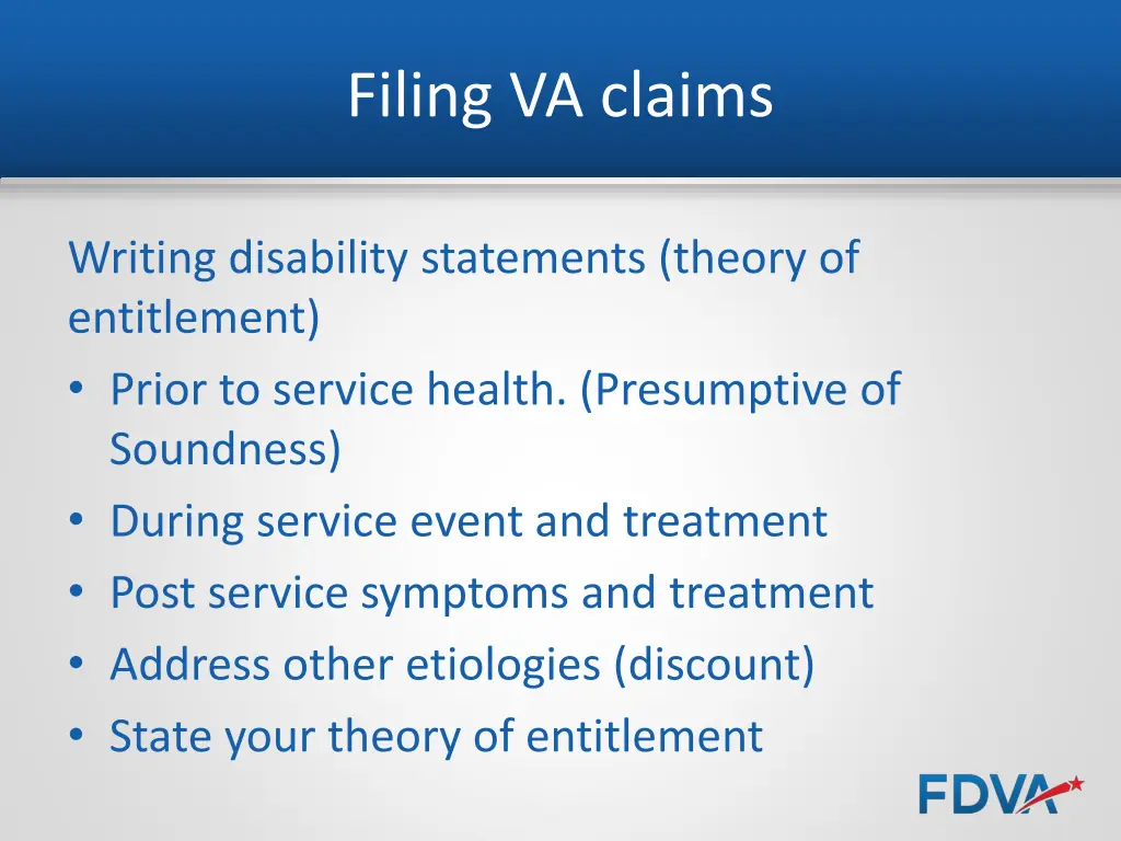 filing va claims 9