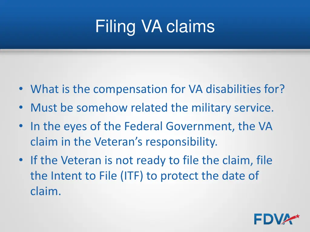 filing va claims