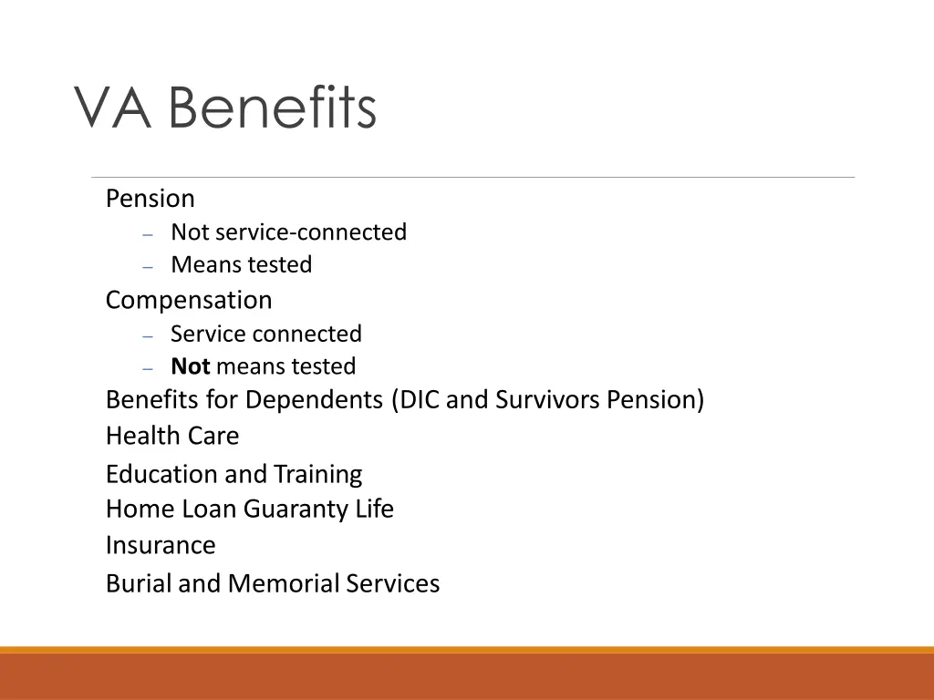 va benefits