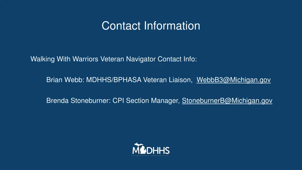 contact information