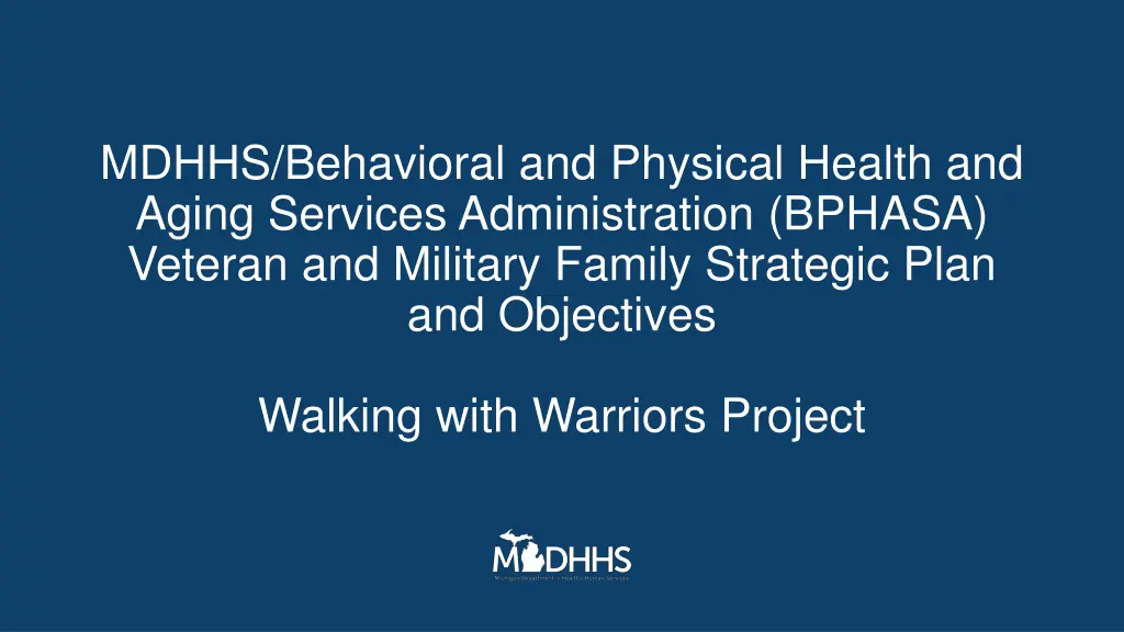 mdhhs behavioral and physical health and aging
