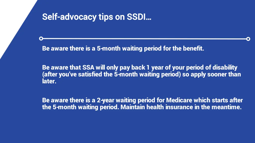 self self advocacy tips on ssdi advocacy tips