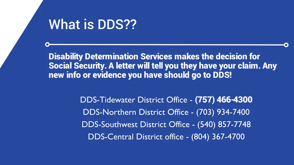what is dds