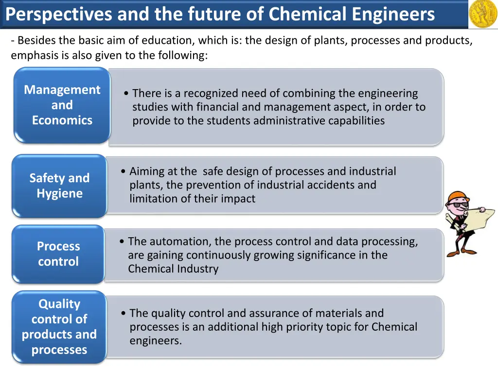 perspectives and the future of chemical engineers