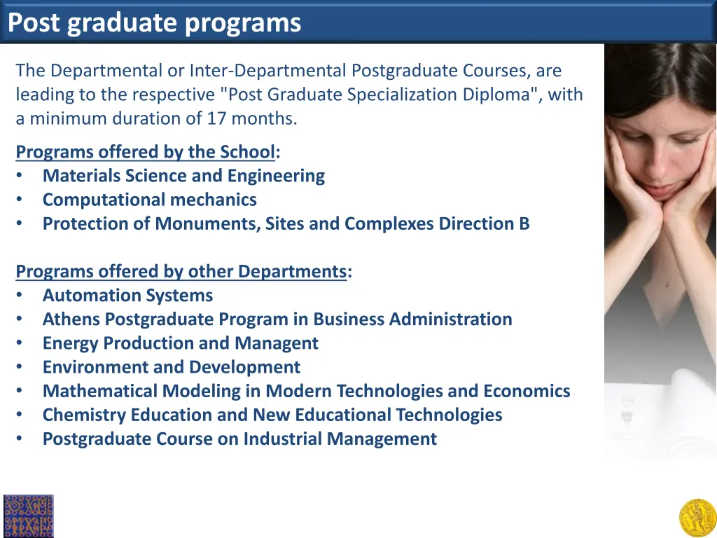 post graduate programs