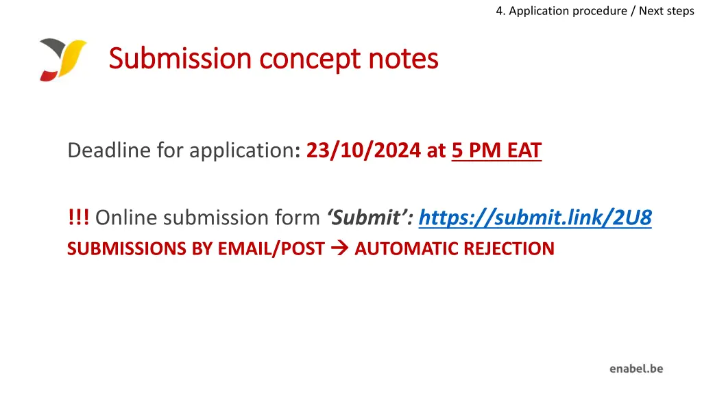 4 application procedure next steps 1