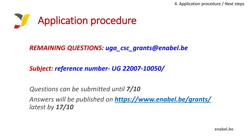 4 application procedure next steps 2