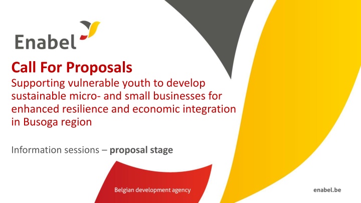 call for proposals supporting vulnerable youth