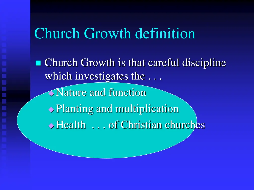 church growth definition 1