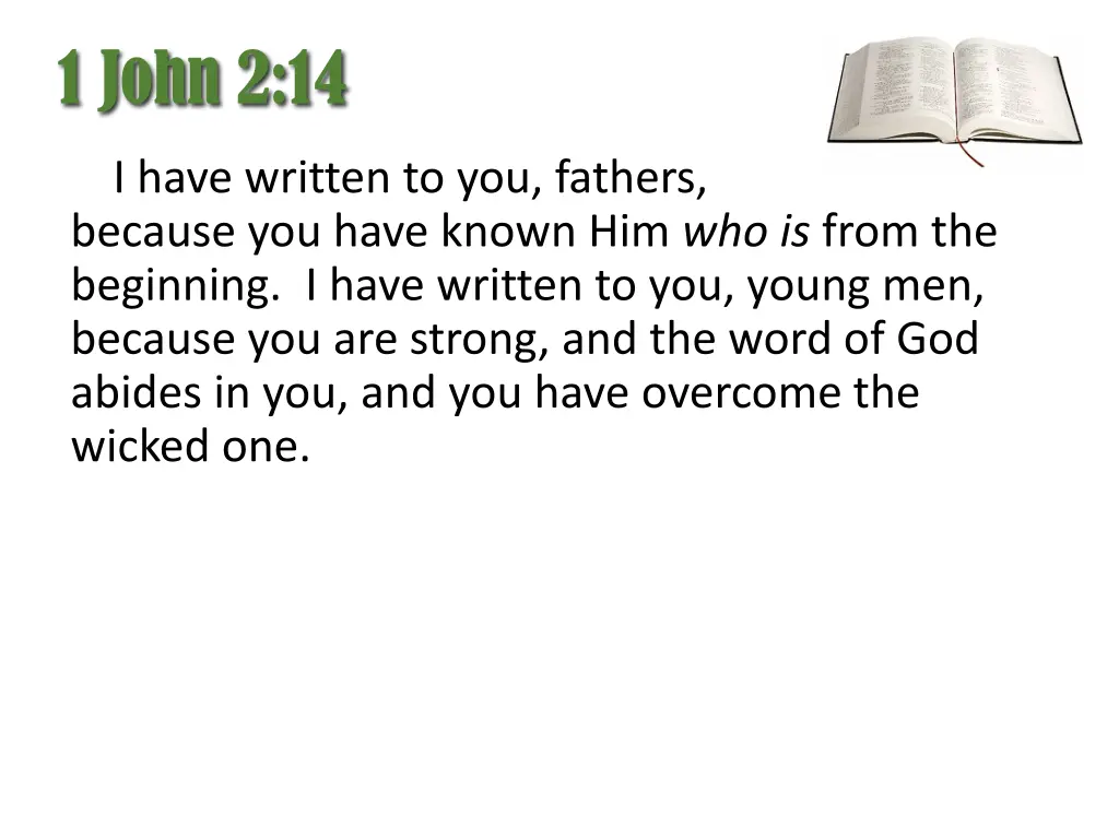 1 john 2 14